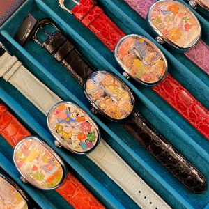 Elia dipinge il tempo per la Grimoldi Art Collection